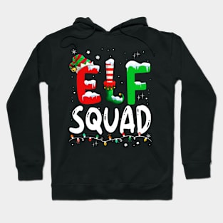 Elf Family Christmas Matching Pajamas Xmas Elf Squad Hoodie